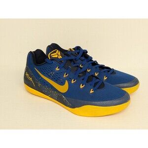 Nike Kobe 9 EM Gym Blue University Gold Mens Size 10 Style 646701-474